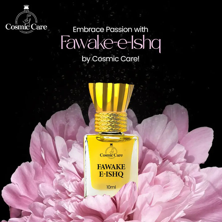 Fawake-e-Ishq Premium Attar Perfume 10 ml each - Alcohol-Free Long-Lasting Luxurious unisex Fragrance