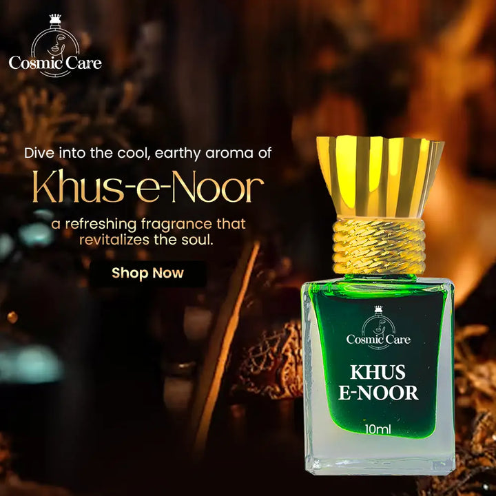 Khus-e-Noor Attar Perfume 10 ml each - Alcohol-Free Long-Lasting Luxurious unisex Fragrance