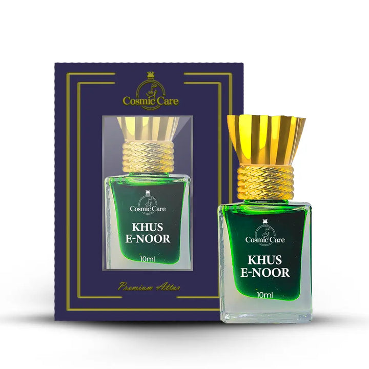 Khus-e-Noor Attar Perfume 10 ml each - Alcohol-Free Long-Lasting Luxurious unisex Fragrance