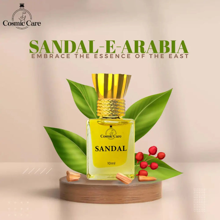 Sandal-e-Arabia Attar Perfume 10 ml each - Alcohol-Free Long-Lasting Luxurious unisex Fragrance